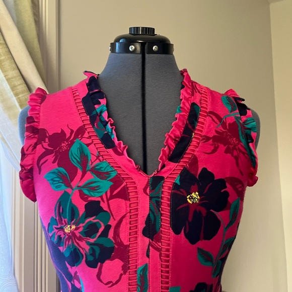 Pink Floral Draper James Dress size 2 - Picture 3 of 4